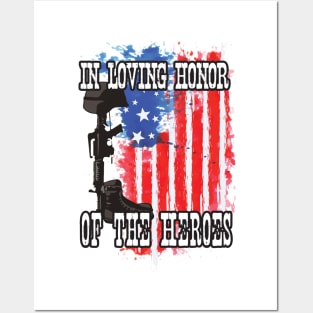 'In Loving Honor of the Heroes' Awesome Navy Army Posters and Art